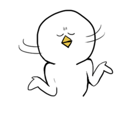 Dove of radish legs sticker #4342890