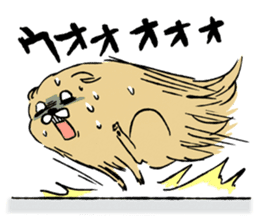 Soft and fluffy dog pu-chan! Part3 sticker #4343060
