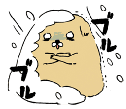 Soft and fluffy dog pu-chan! Part3 sticker #4343074