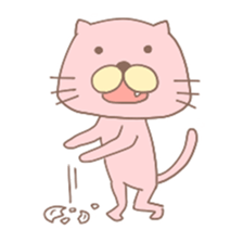Shameless Cat sticker #4343580