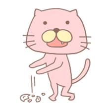 Shameless Cat sticker #4343580