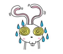 An optimistic yet Funny Bunny(for all) sticker #4343705