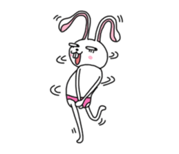 An optimistic yet Funny Bunny(for all) sticker #4343724