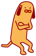 Gesture Dog sticker #4344180