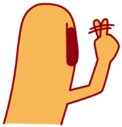 Gesture Dog sticker #4344193