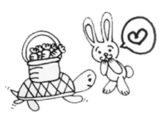 Good friend The Tortoise and the Hare sticker #4344547