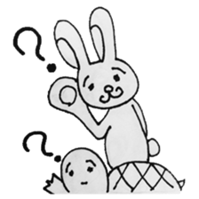 Good friend The Tortoise and the Hare sticker #4344557