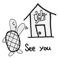 Good friend The Tortoise and the Hare sticker #4344568