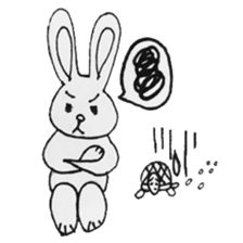 Good friend The Tortoise and the Hare sticker #4344571