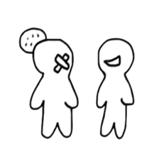 Smiley human sticker #4345159