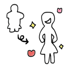 Smiley human sticker #4345165