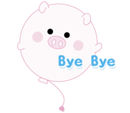 Lovely manmaru pig sticker #4345222