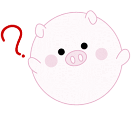 Lovely manmaru pig sticker #4345231