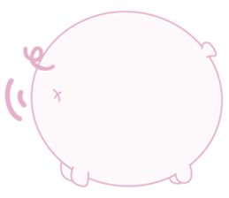 Lovely manmaru pig sticker #4345234
