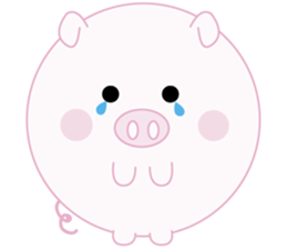 Lovely manmaru pig sticker #4345244