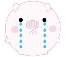 Lovely manmaru pig sticker #4345245