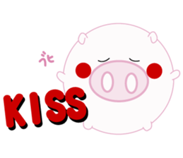 Lovely manmaru pig sticker #4345254