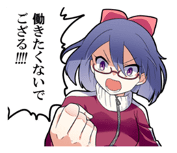 Iori-chan (Comedy office lady) sticker #4346015