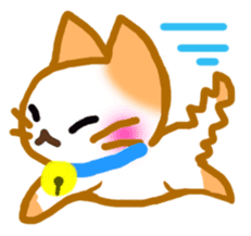 Nyanko's lazy life sticker #4346215