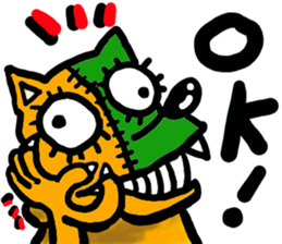 The name of an interesting dog is CHAPPY sticker #4346524