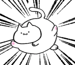 The round, cute animal sticker #4347102