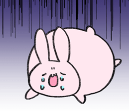 The round, cute animal sticker #4347116