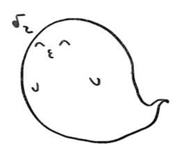 The round, cute animal sticker #4347117