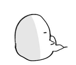 The round, cute animal sticker #4347119