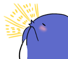 The round, cute animal sticker #4347128