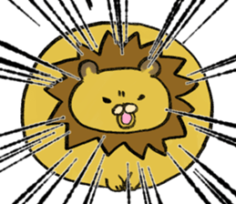 The round, cute animal sticker #4347129