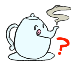 The round, cute animal sticker #4347134