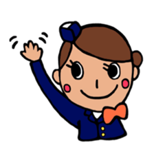 Flight attendant sticker #4347821