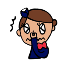 Flight attendant sticker #4347840