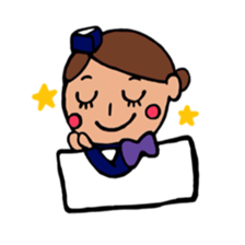 Flight attendant sticker #4347851
