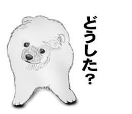 Monochrome dogs. sticker #4348050