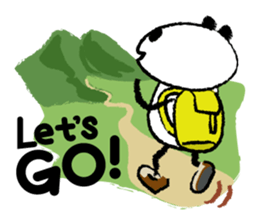Papanda's Hiking sticker #4348169