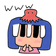 A girl living on the Japanese internet sticker #4348181