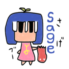 A girl living on the Japanese internet sticker #4348198