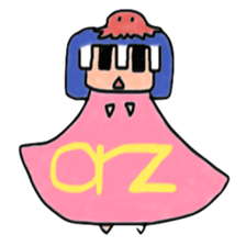 A girl living on the Japanese internet sticker #4348211