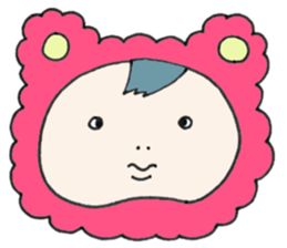 Cheek boy and friends sticker #4348421