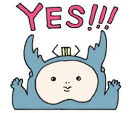 Cheek boy and friends sticker #4348426