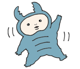 Cheek boy and friends sticker #4348434