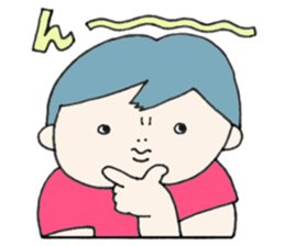 Cheek boy and friends sticker #4348447