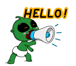 Little Gray (Eng.) sticker #4348697