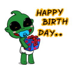 Little Gray (Eng.) sticker #4348700