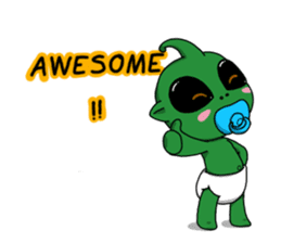 Little Gray (Eng.) sticker #4348702