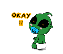 Little Gray (Eng.) sticker #4348707