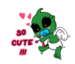 Little Gray (Eng.) sticker #4348708