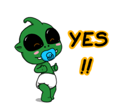 Little Gray (Eng.) sticker #4348709