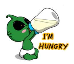 Little Gray (Eng.) sticker #4348711